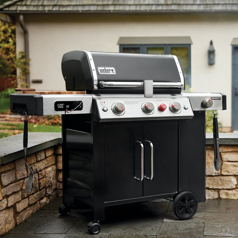 Weber Genesis II EX-335 Smart Grill Weber Indigo Pool Patio BBQ