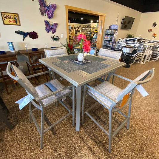 Tropitone Cabana Club Bar Set Tropitone Indigo Pool Patio BBQ