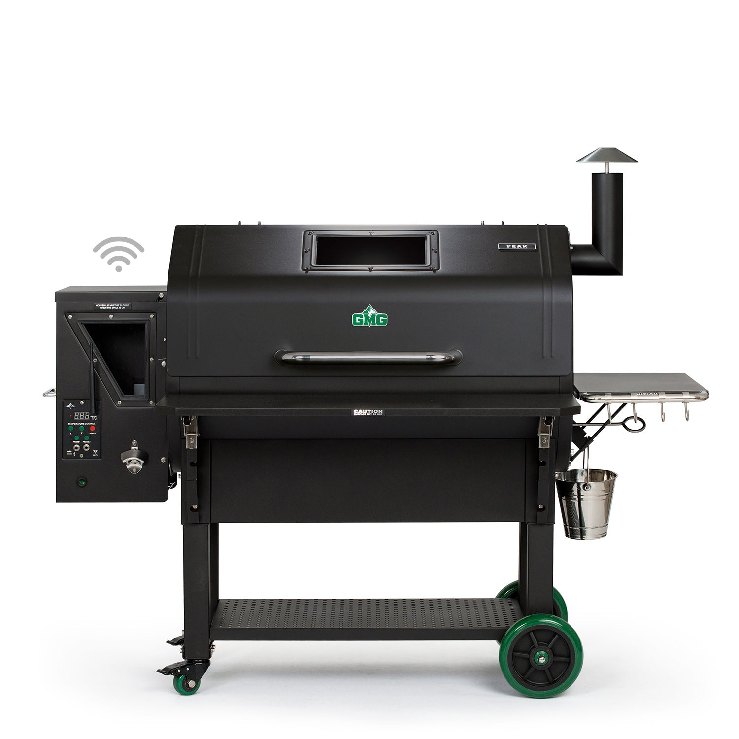 GMG Peak Prime Plus WiFi Green Mountain Grills Indigo Pool Patio BBQ