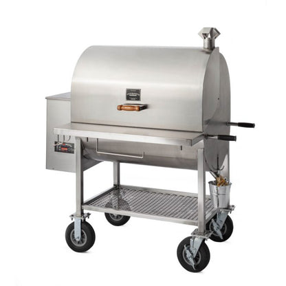 Pitts & Spitts Maverick 2000 Stainless Steel Pellet Grill Pitts & Spitts Indigo Pool Patio BBQ