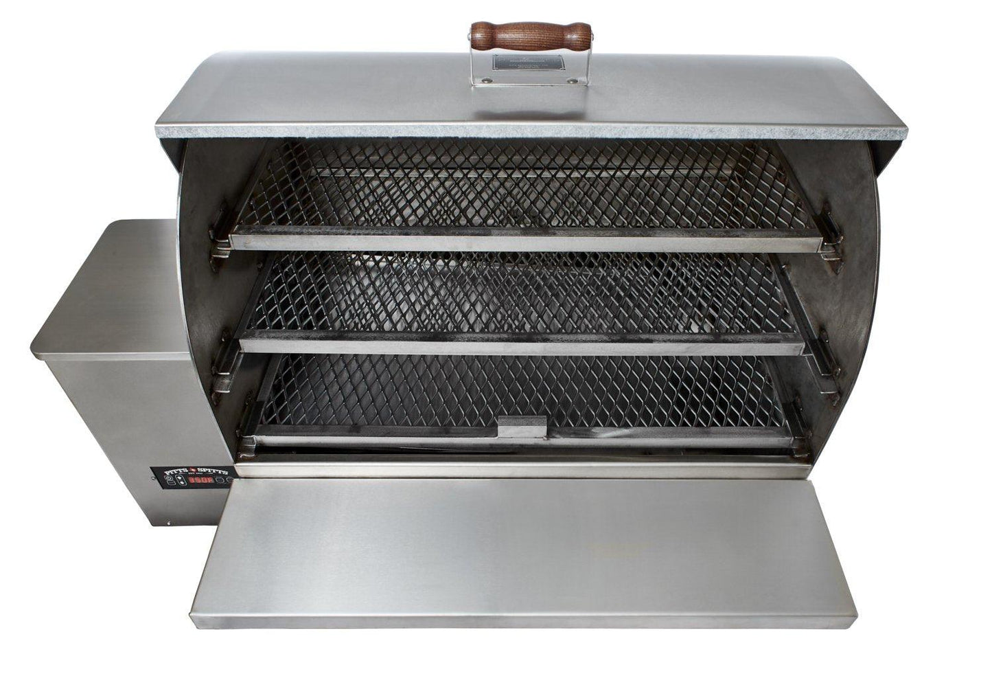 Pitts & Spitts Maverick 2000 Stainless Steel Pellet Grill Pitts & Spitts Indigo Pool Patio BBQ