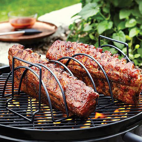Reversible Roast and Rib Rack Non-Stick - Indigo Pool Patio BBQ