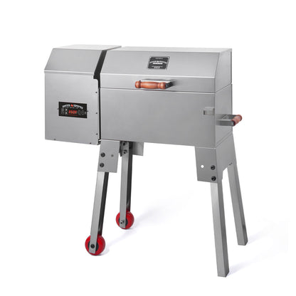 Pitts & Spitts Rendezvous Portable Travel Pellet Grill Pitts & Spitts Indigo Pool Patio BBQ