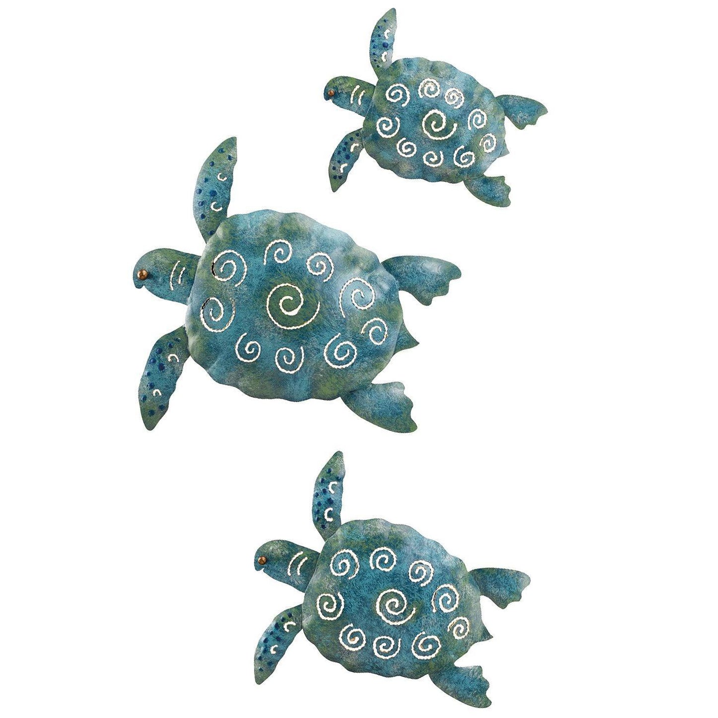 Sea Turtle Wall Décor - Set of 3 Regal Indigo Pool Patio BBQ