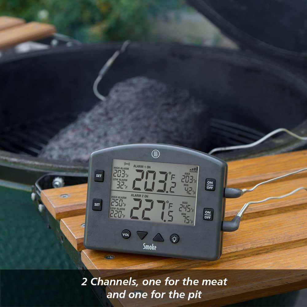 ThermoWorks Smoke Remote BBQ Alarm Thermometer ThermoWorks Indigo Pool Patio BBQ