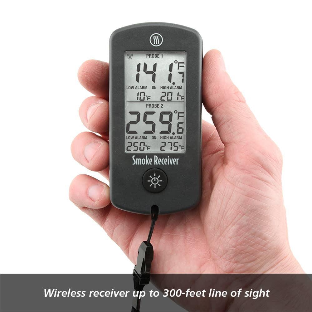 ThermoWorks Smoke Remote BBQ Alarm Thermometer ThermoWorks Indigo Pool Patio BBQ