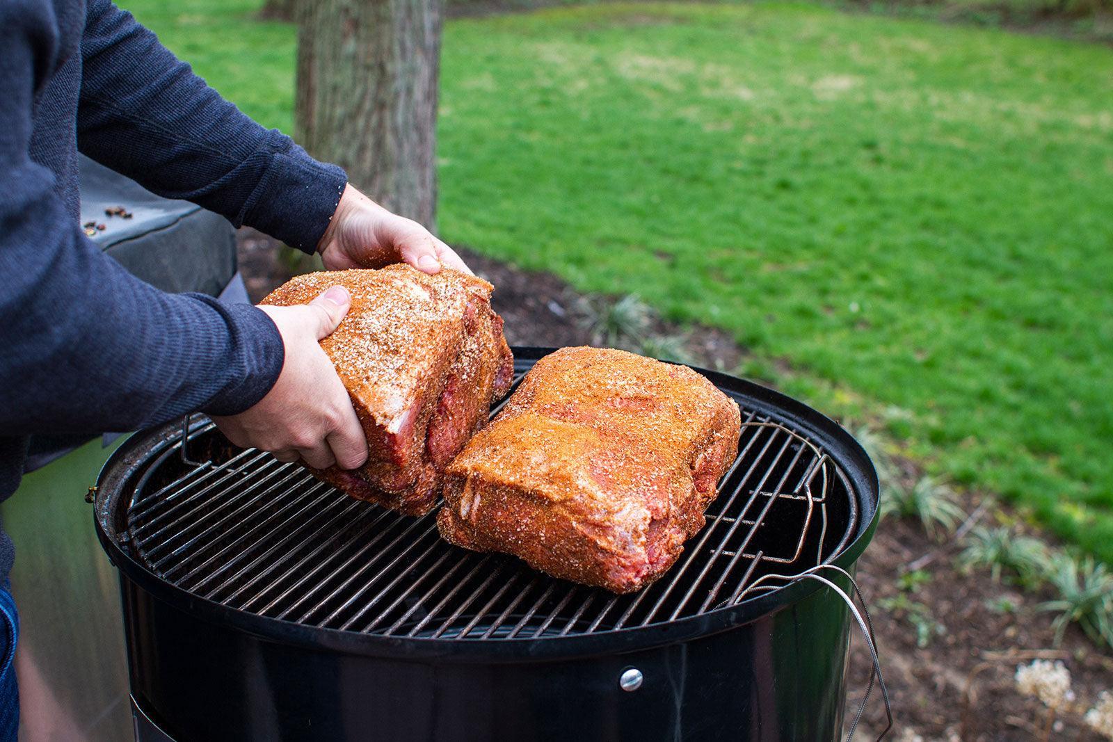 Brisket Pulled Pork Wsm Weber Smokey Mountain 18 Brisket Weber Wsm