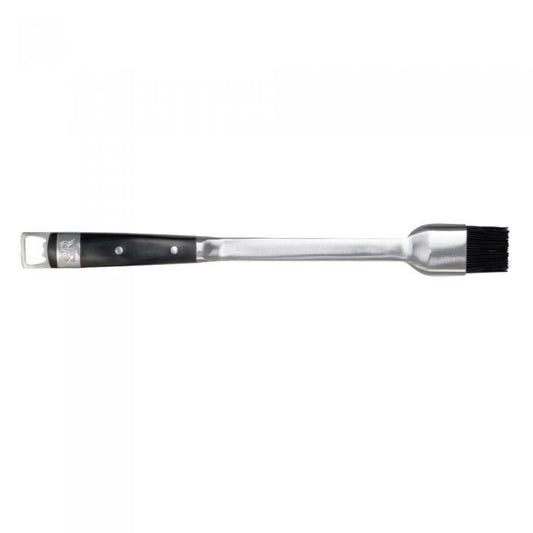 Steven Raichlen Forged Stainless and Pakkawood Silicone Basting Brush Steven Raichlen Indigo Pool Patio BBQ