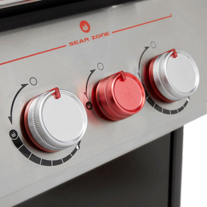 Weber GENESIS SP-E-335 Gas Grill with Sear Burner & Side Burner Weber Indigo Pool Patio BBQ