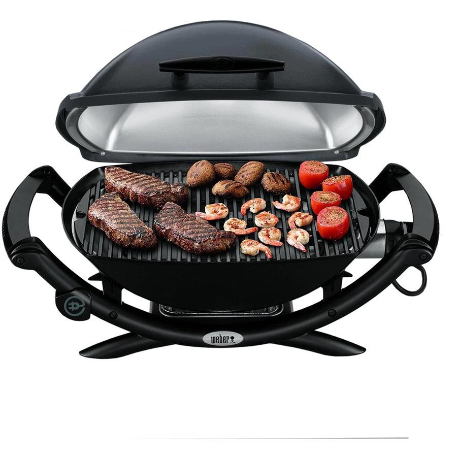 Weber Q 2400 Electric Grill Weber Indigo Pool Patio BBQ