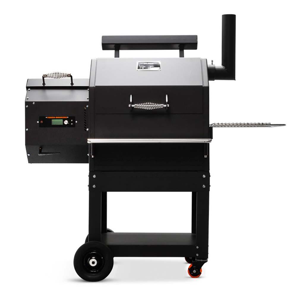 Yoder YS480S Pellet Grill Yoder Smokers Indigo Pool Patio BBQ