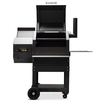 Yoder YS480S Pellet Grill Yoder Smokers Indigo Pool Patio BBQ
