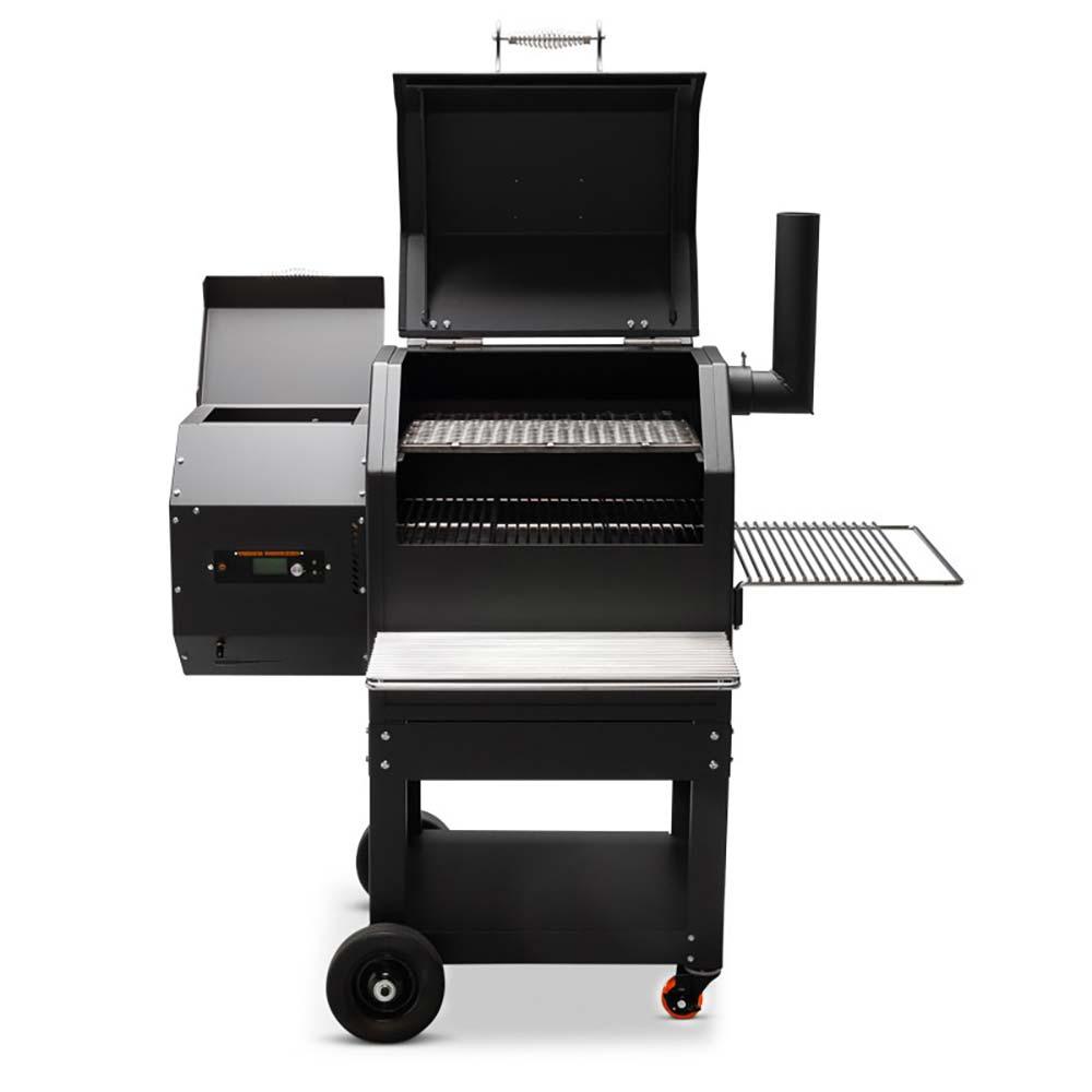 Yoder YS480S Pellet Grill Yoder Smokers Indigo Pool Patio BBQ