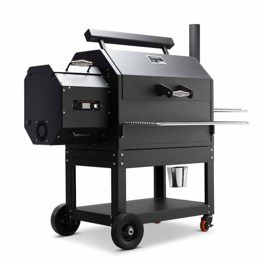 Yoder YS640S Pellet Grill Yoder Smokers Indigo Pool Patio BBQ