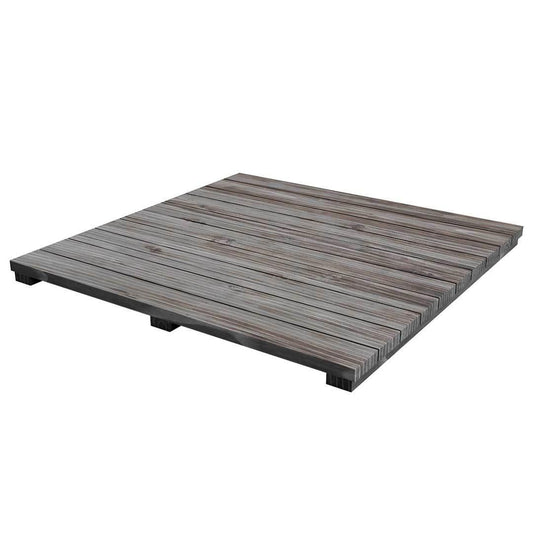 Distressed Acacia Wood Insert for Big Green Egg Modular Nest System - Indigo Pool Patio BBQ
