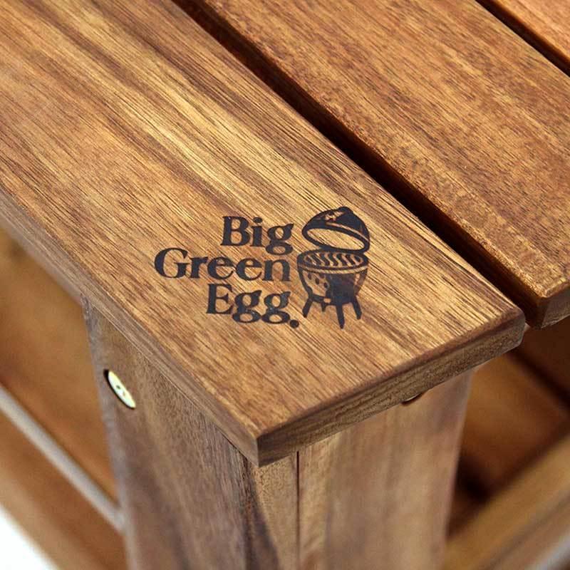 Big Green Egg Acacia Hardwood Tables Big Green Egg Indigo Pool Patio BBQ