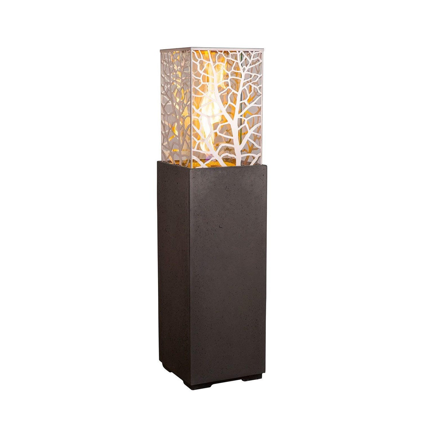 Magnolia Fire Lantern Column American Fyre Designs Indigo Pool Patio BBQ