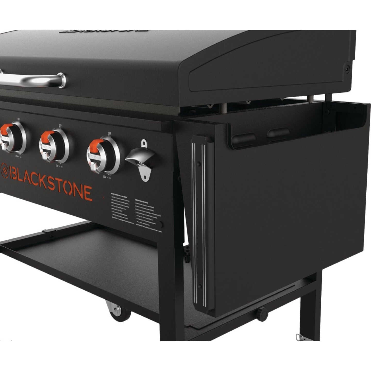 Blackstone 4-Burner 36" Gas Griddle with Hood Blackstone Indigo Pool Patio BBQ