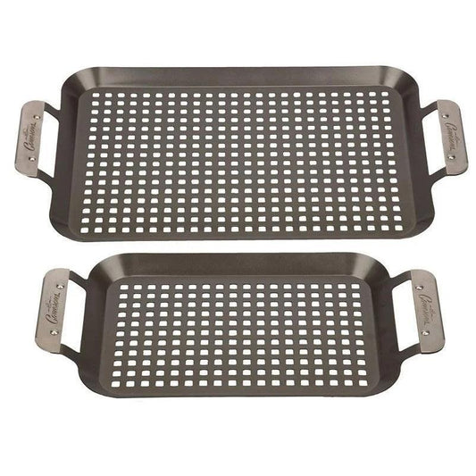 Camerons BBQ Grilling Pans - Set of 2 Camerons Indigo Pool Patio BBQ