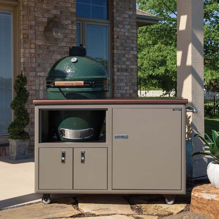 Torch 48" Large Big Green Egg Cart - Indigo Pool Patio BBQ