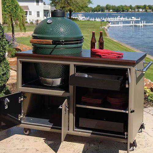 Torch 48" Large Big Green Egg Cart - Indigo Pool Patio BBQ