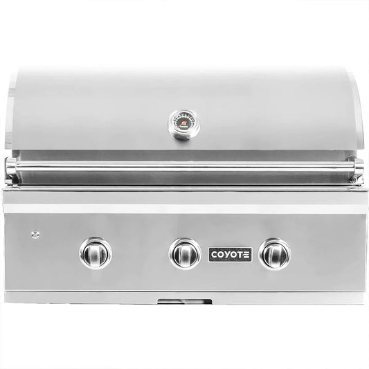 Coyote C-Series 34" Built-In Gas Grill Coyote Indigo Pool Patio BBQ
