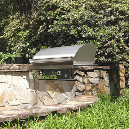 TEC Sterling Patio FR 44-Inch Built-In Infrared Gas Grill TEC Grills Indigo Pool Patio BBQ