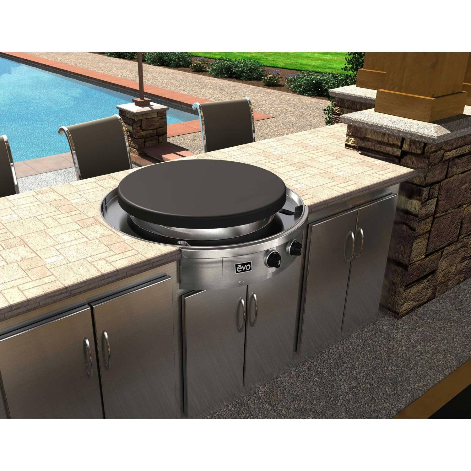 Outdoor kitchen outlet flat top grill