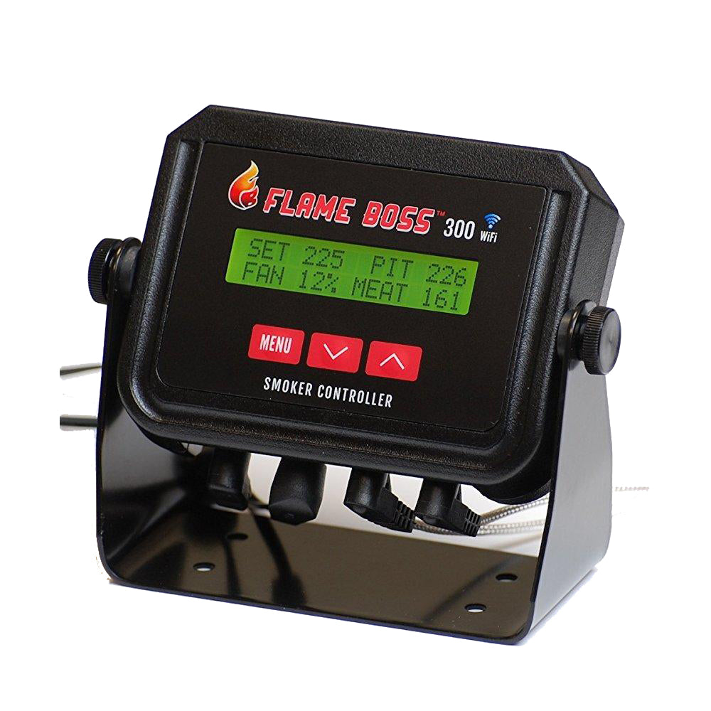 Flame Boss 300-WiFi Kamado Grill & Smoker Temperature Controller Flame Boss Indigo Pool Patio BBQ