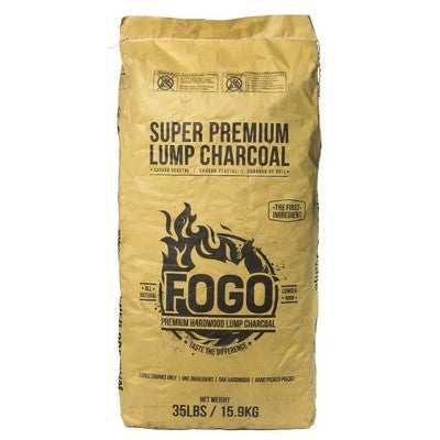 FOGO Super Premium Natural Hardwood Lump Charcoal FOGO Indigo Pool Patio BBQ