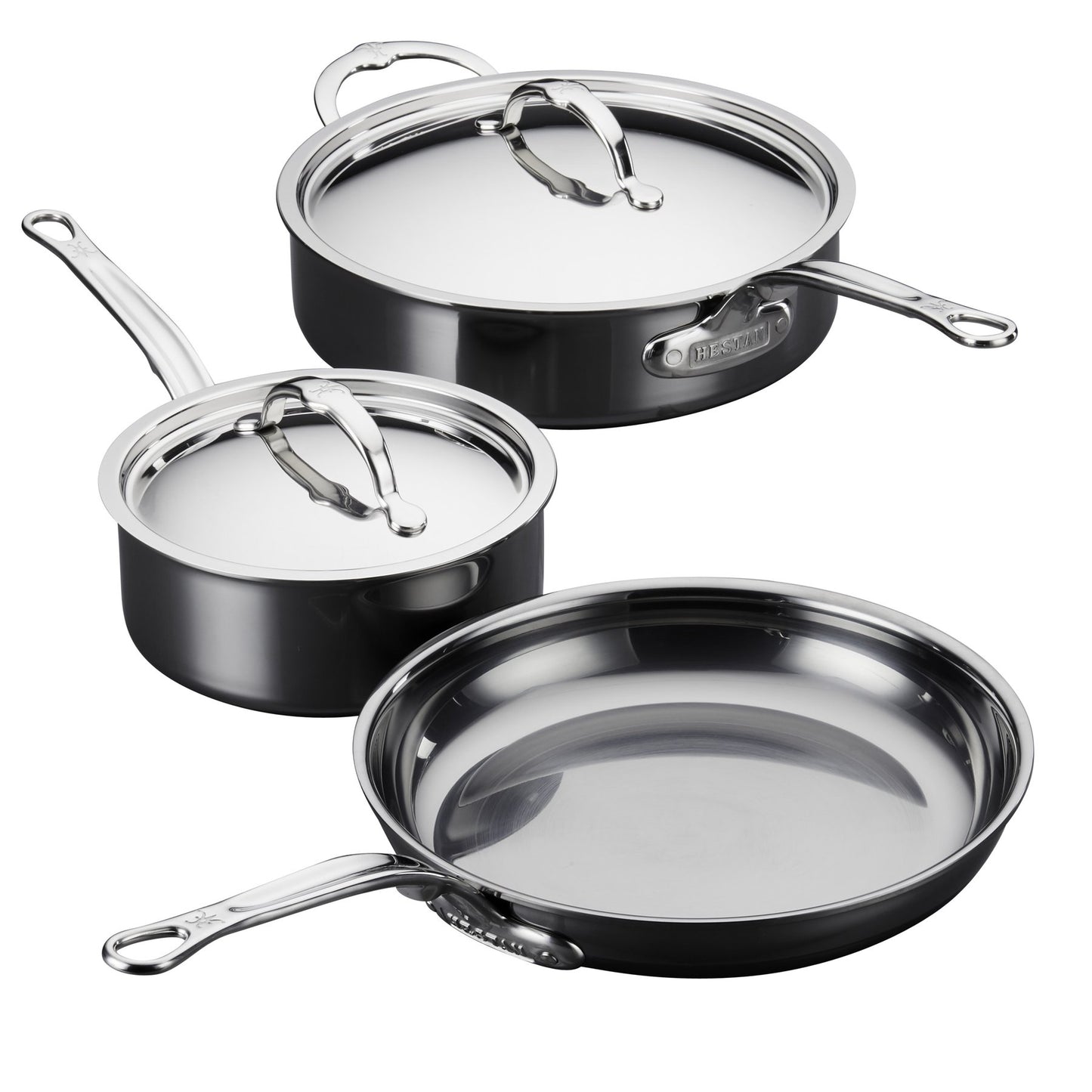 5-Piece Titanium Essential Cookware Set Hestan Indigo Pool Patio BBQ