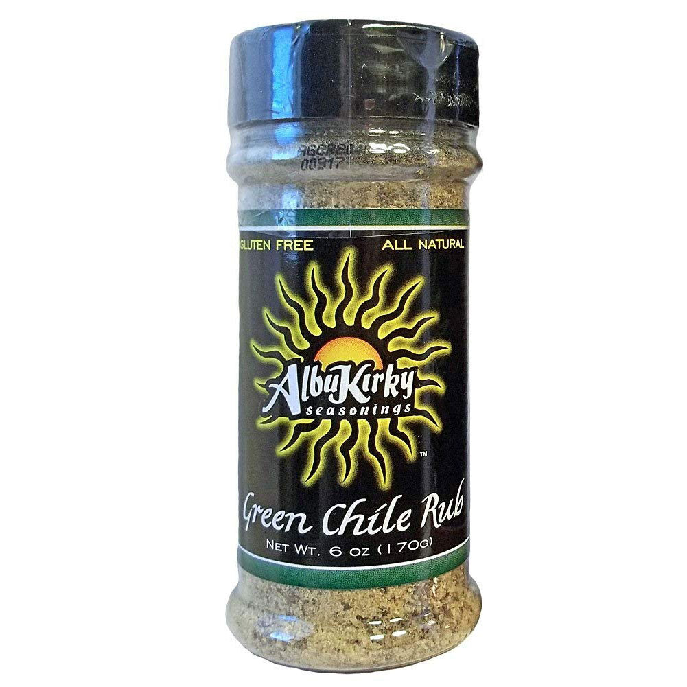 AlbuKirky Seasonings Green Chile Rub AlbuKirky Indigo Pool Patio BBQ