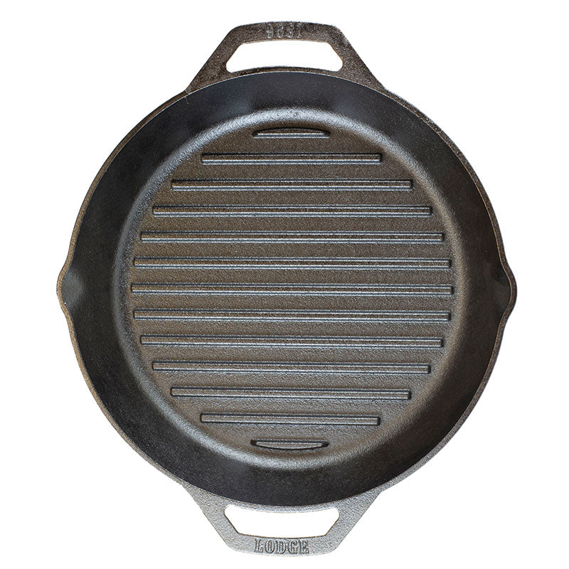 Lodge Cast-Iron Round Griddle Pan