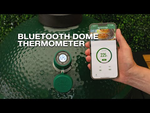 Big Green Egg Bluetooth Dome Thermometer Gauge - Indigo Pool Patio BBQ