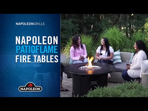 St. Tropez Rectangle PatioFlame Fire Pit Table - Indigo Pool Patio BBQ