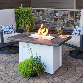 Driftwood Havenwood Fire Pit Table Outdoor Greatroom Indigo Pool Patio BBQ