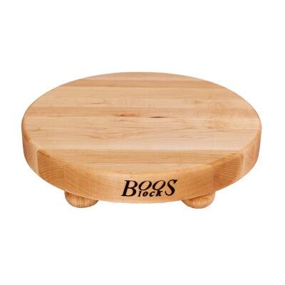 John Boos Round Maple Cutting Board With Legs John Boos Indigo Pool Patio BBQ