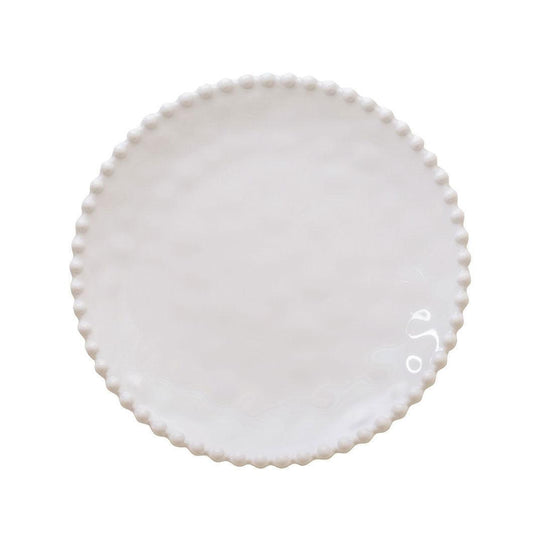 Beaded Pearl 8" Round Salad Plate Merritt International Indigo Pool Patio BBQ