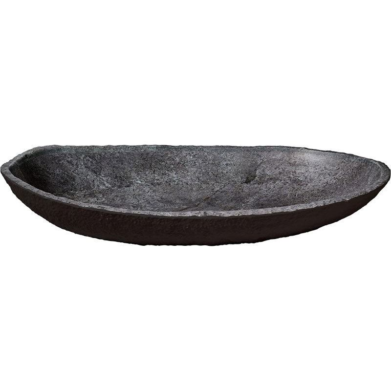 Galaxy Granite 17" Oval Serving Bowl Merritt International Indigo Pool Patio BBQ