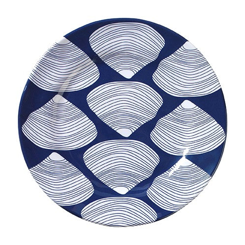 Clamshell 8.5" Salad Plate Merritt International Indigo Pool Patio BBQ