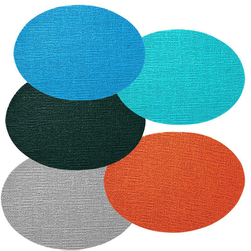 Fishnet Oval 18x13 Placemats Merritt International Indigo Pool Patio BBQ