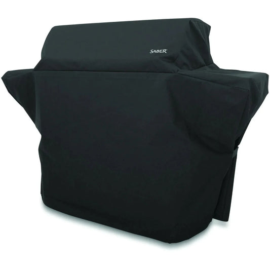 Saber 4 Burner Grill 670 Cart Style Cover Saber Grills Indigo Pool Patio BBQ