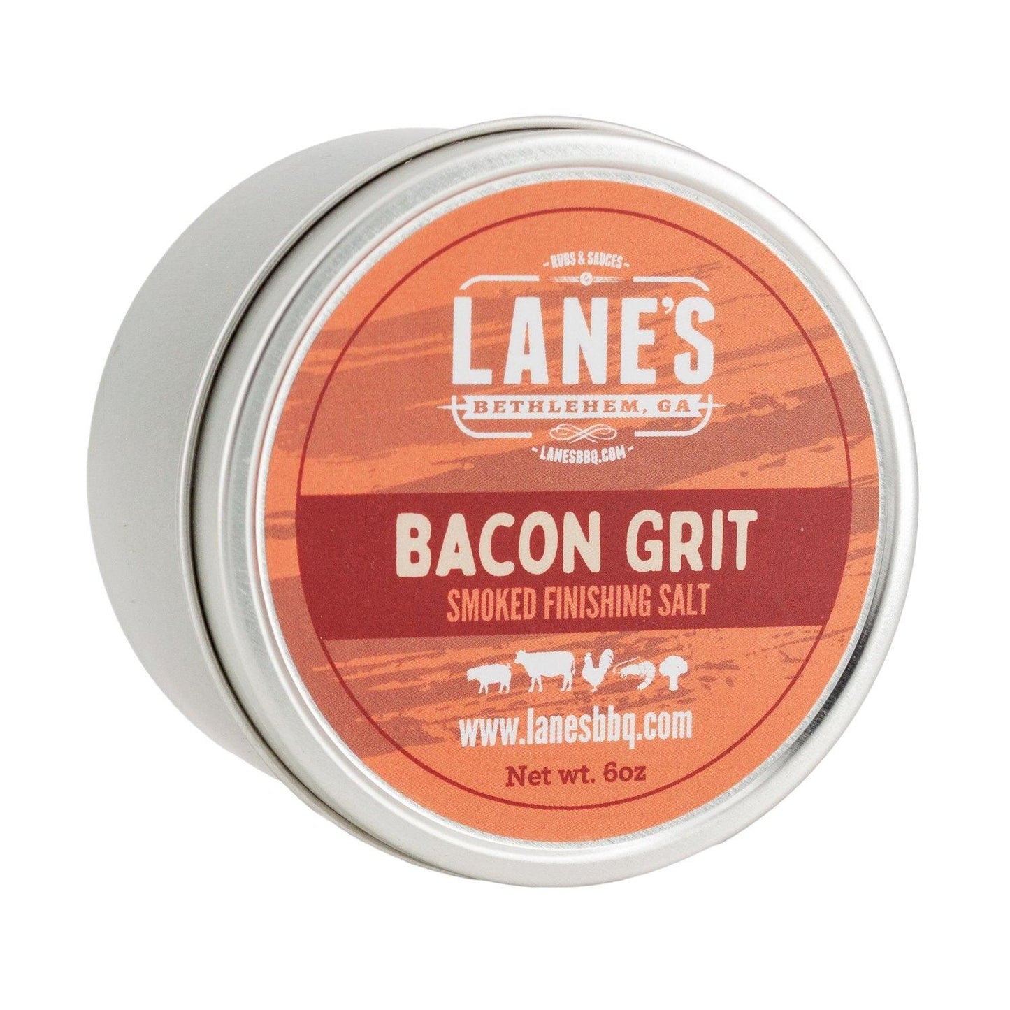 Lane's BBQ Bacon Grit Smoked Finishing Salt Lane's BBQ Indigo Pool Patio BBQ