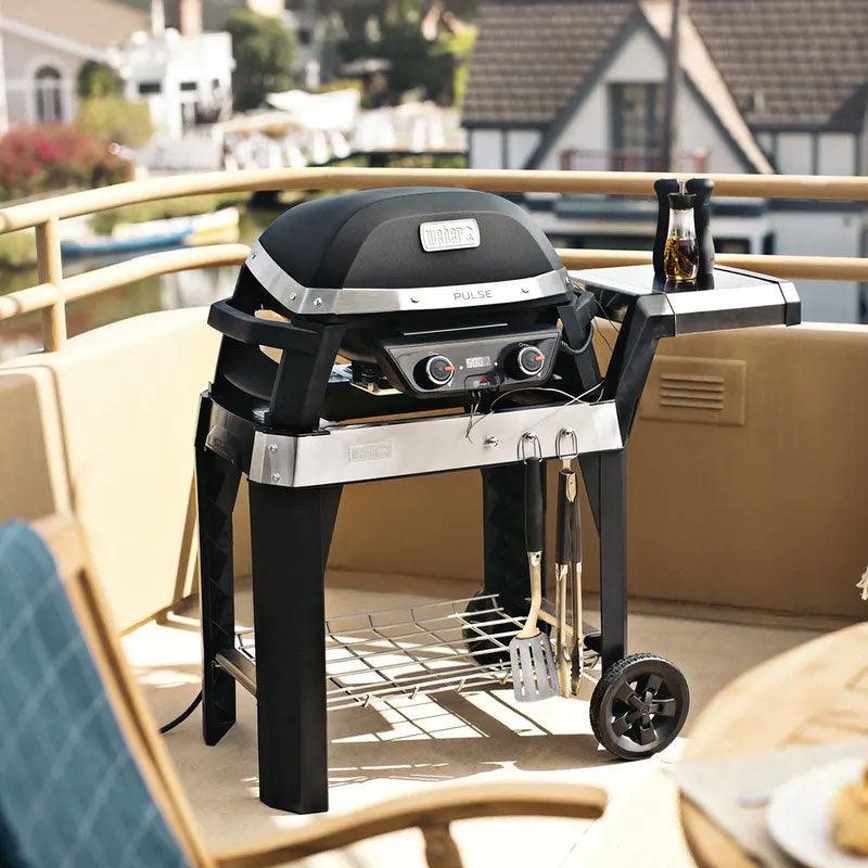 Weber Pulse 2000 Electric Grill Weber Indigo Pool Patio BBQ